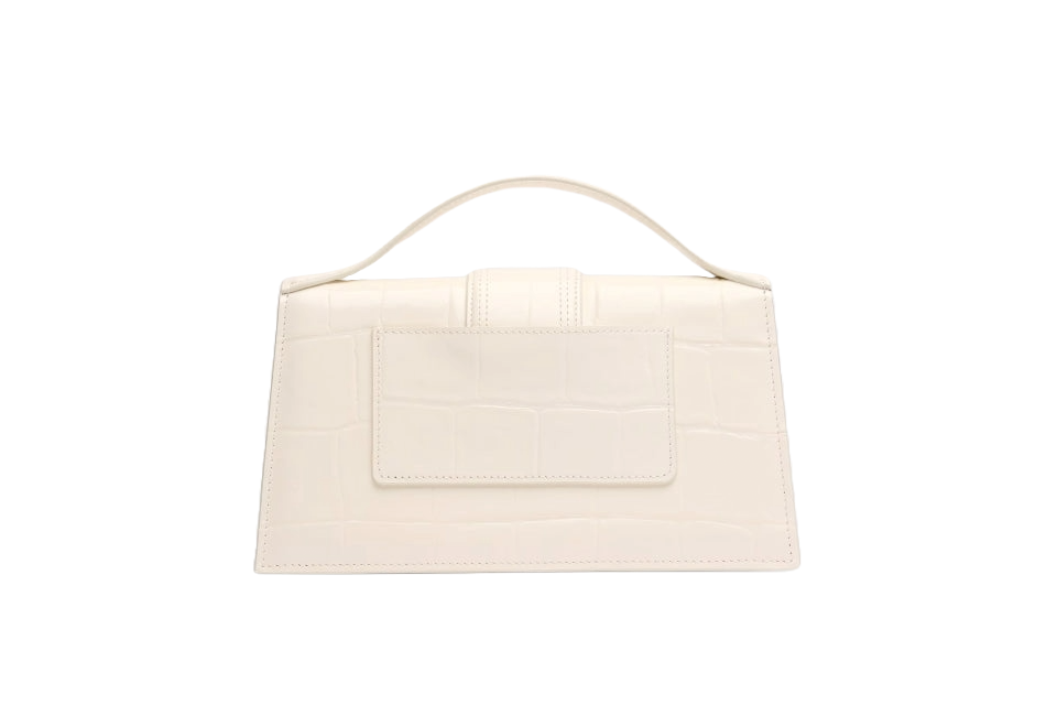 Jacquemus Le grand Bambino Crossbody Strap Handbag Light Ivory
