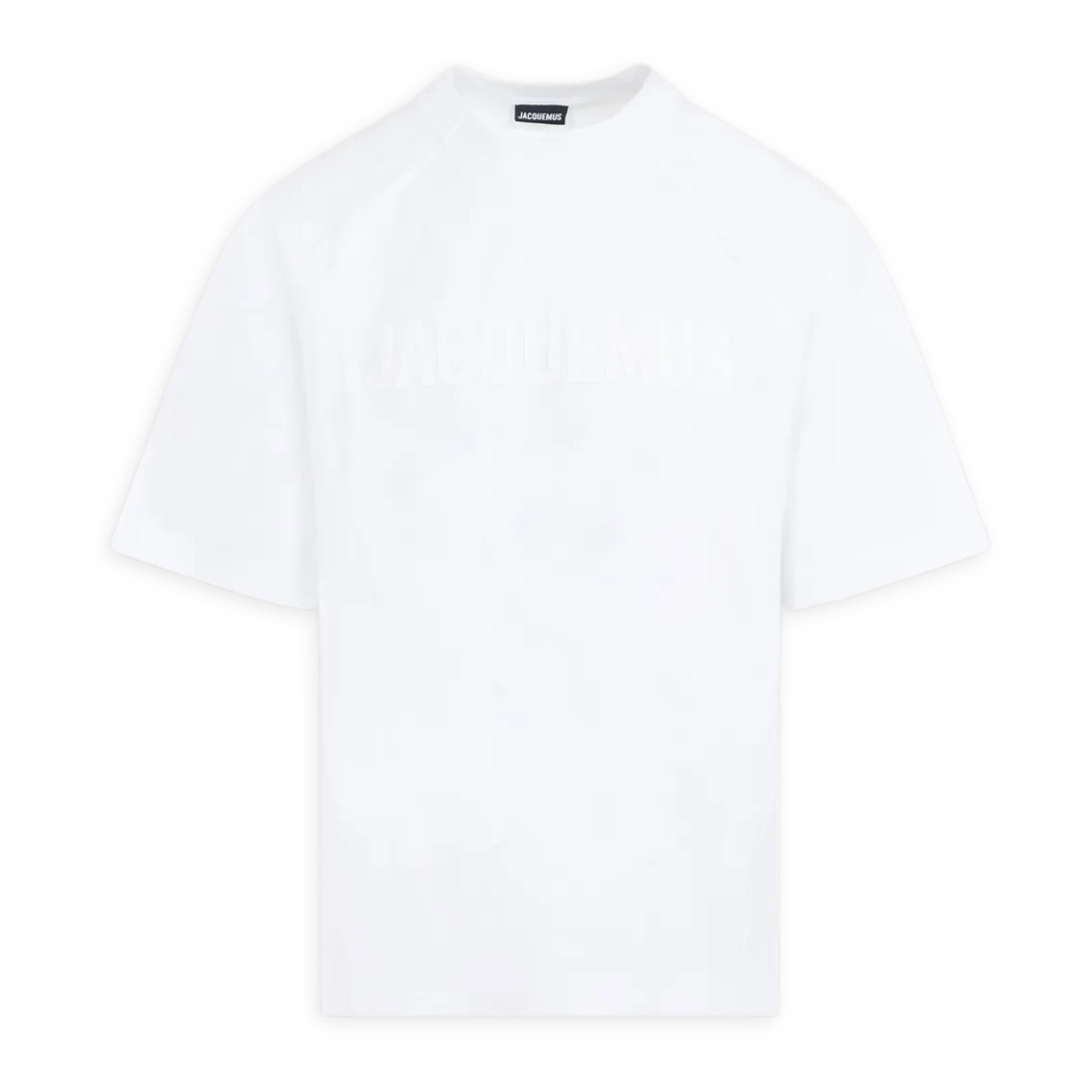 Jacquemus Le T-Shirt Typo White - OnSize