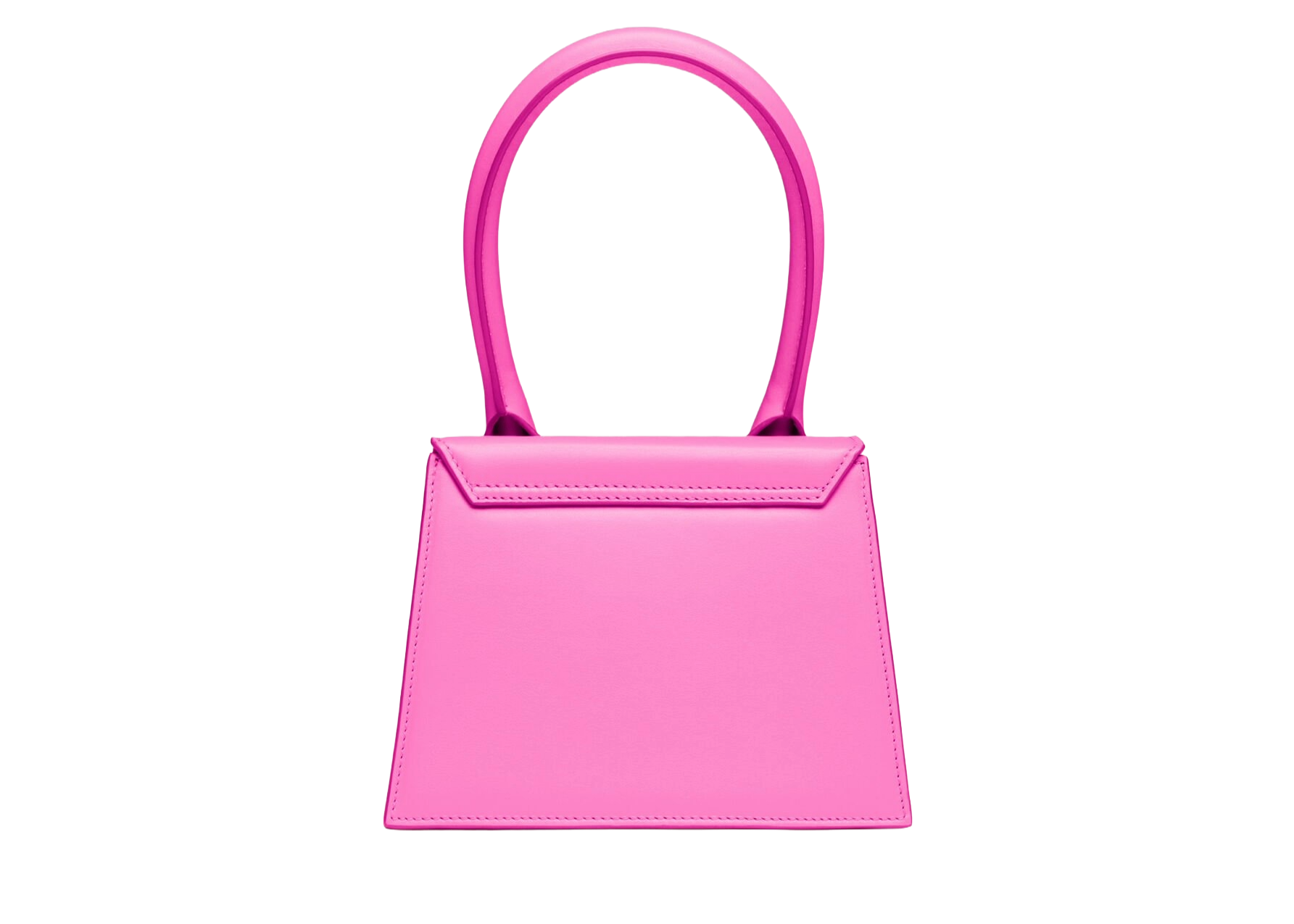 Jacquemus Le Chiquito Moyen Signature Handbag Neon Pink - OnSize