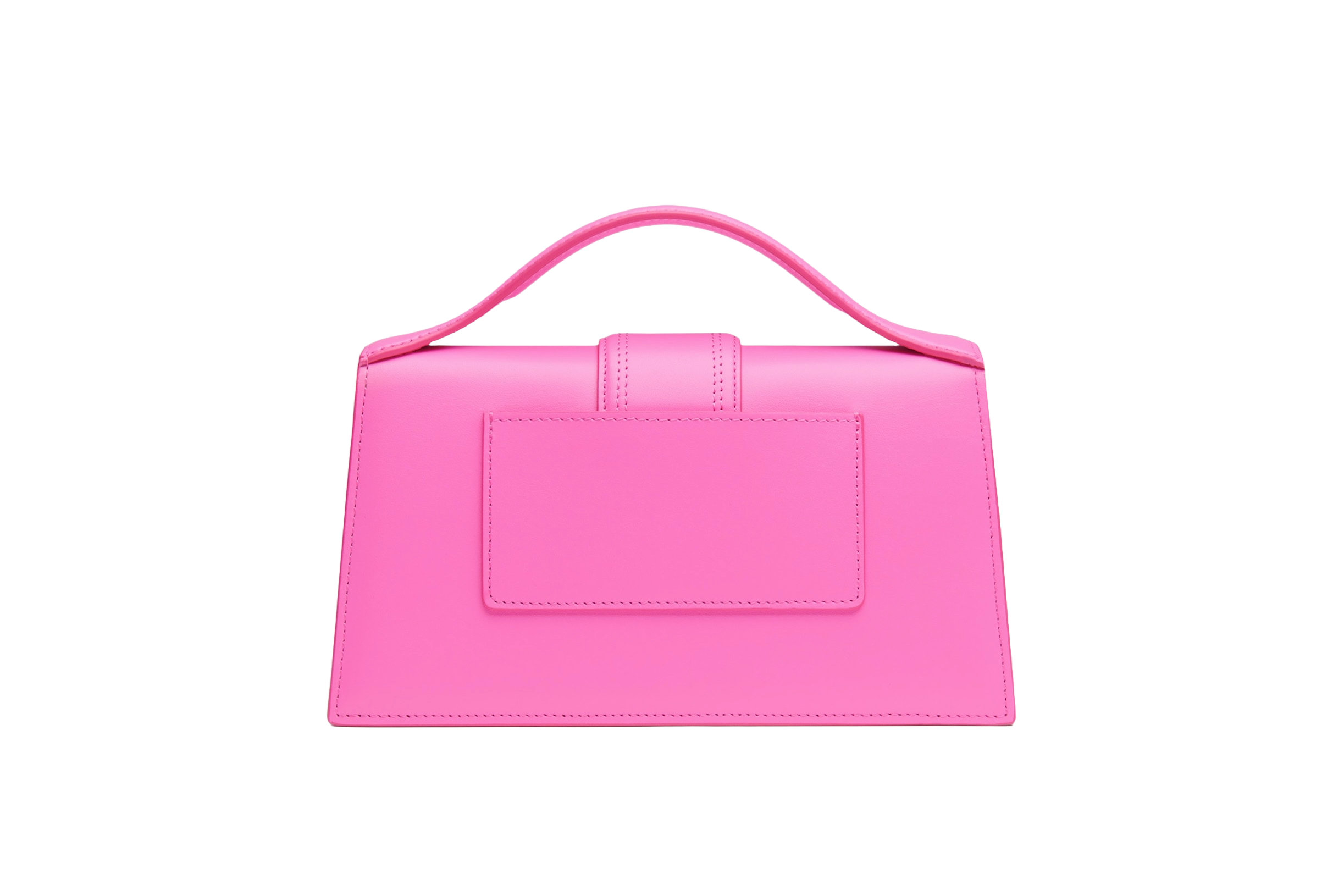 Jacquemus Le grand Bambino Crossbody Strap Handbag Neon Pink - OnSize