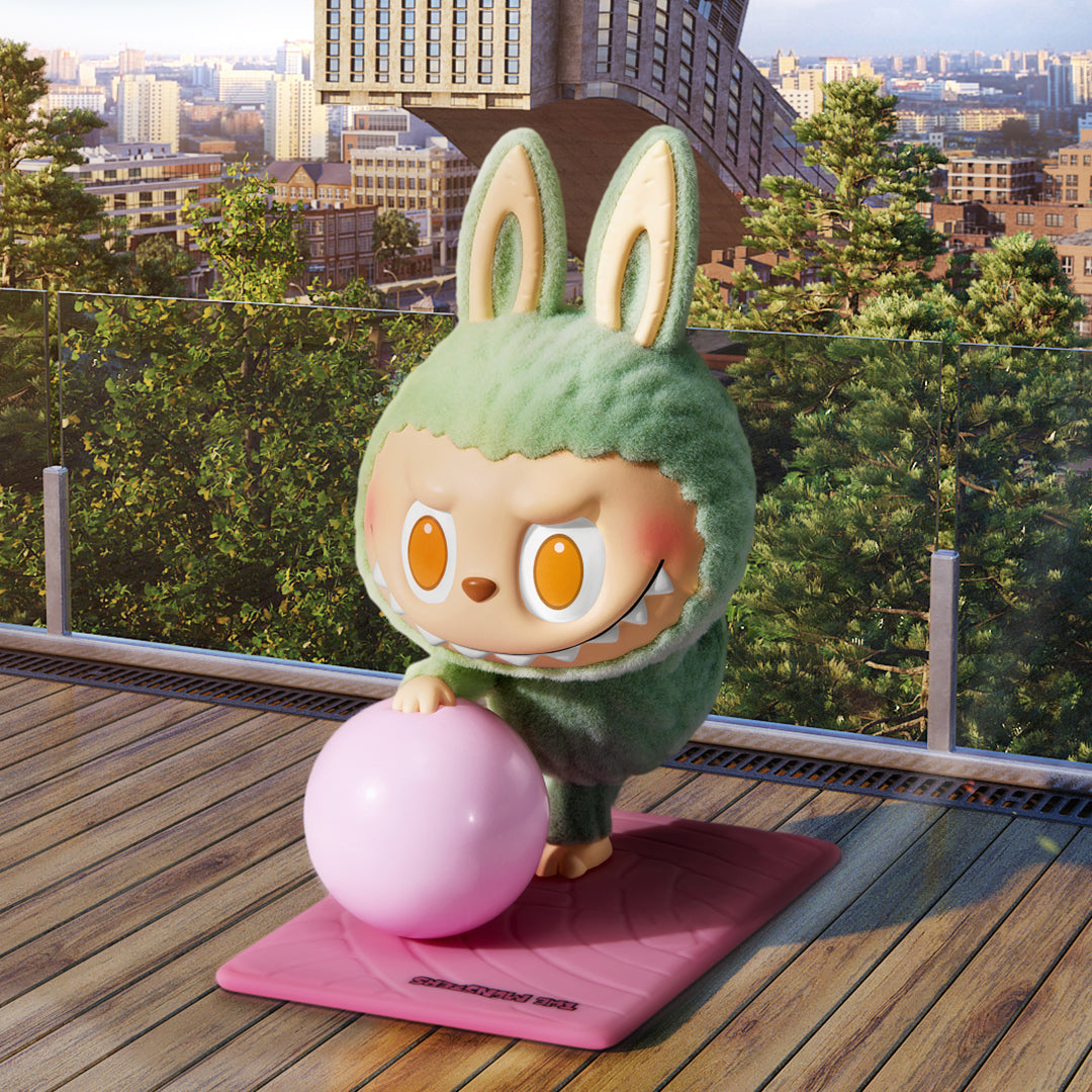 Pop Mart Labubu The Monsters Lazy Yoga Series - OnSize