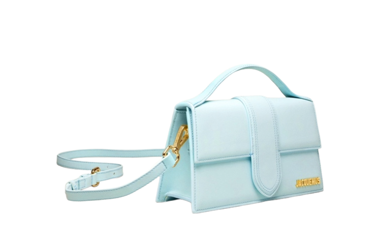 Jacquemus Le grand Bambino Crossbody Strap Handbag Light Blue - OnSize