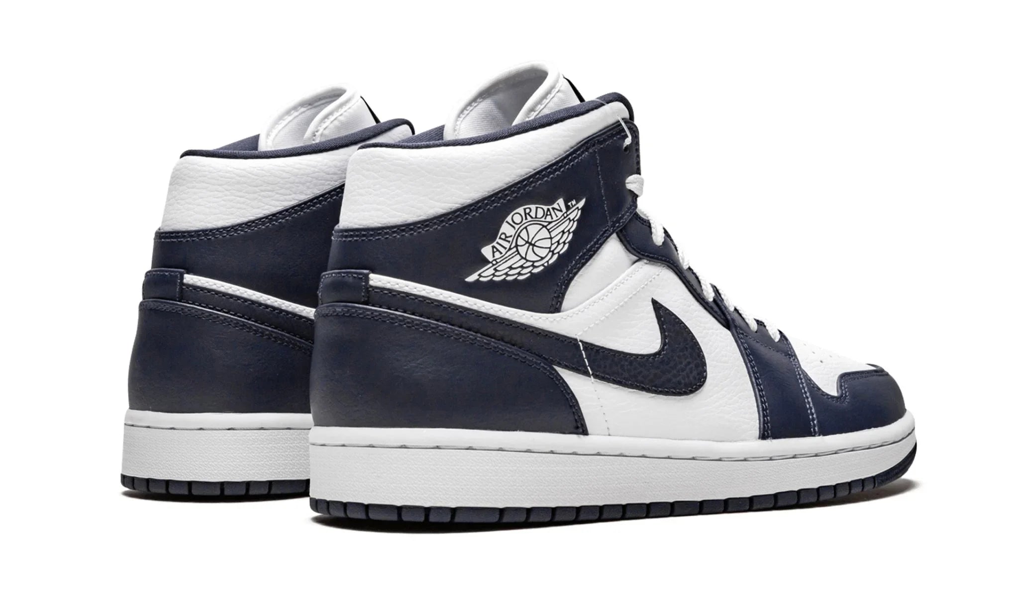 Jordan 1 Mid White Metallic Gold Obsidian - OnSize