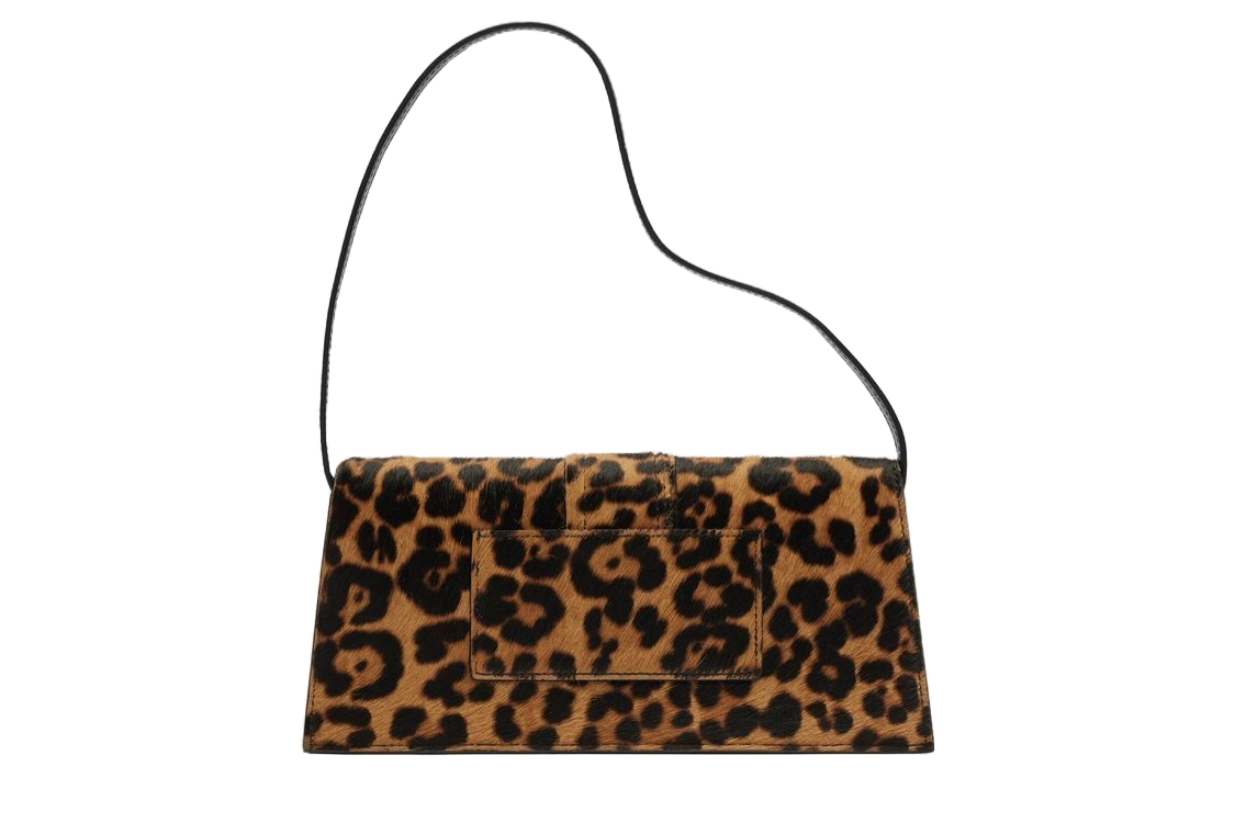 Jacquemus Le Bambino Long Flap Bag Leopard Print - OnSize