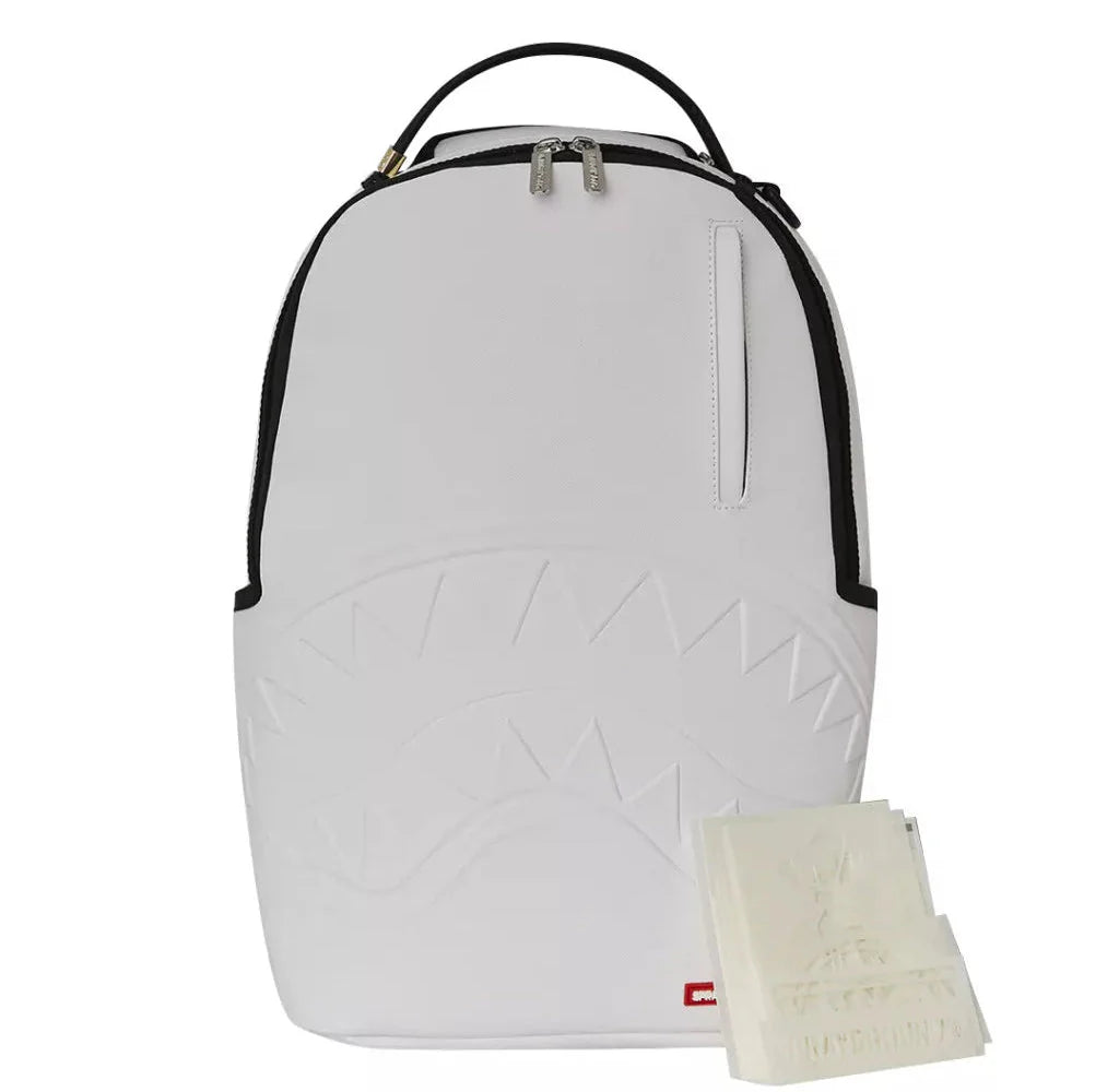 Sprayground Spray Paint Your Own Backpack White - OnSize