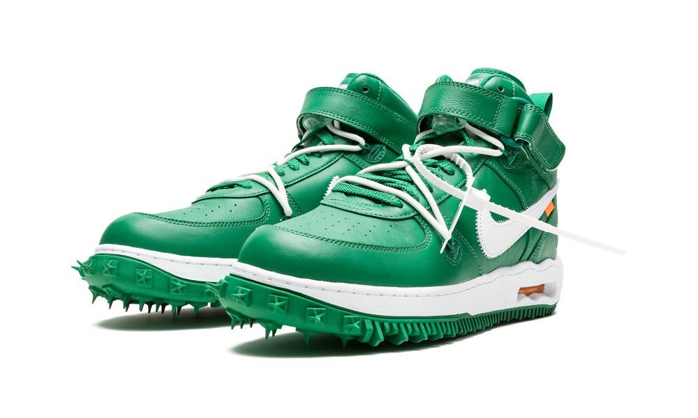 Nike Air Force 1 Mid Off-White Pine Green - OnSize