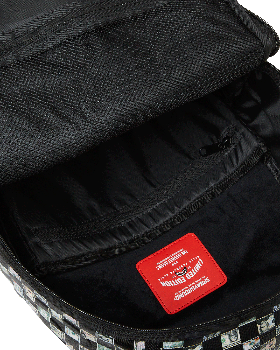 Sprayground Money Check Pattern DLX Backpack - OnSize