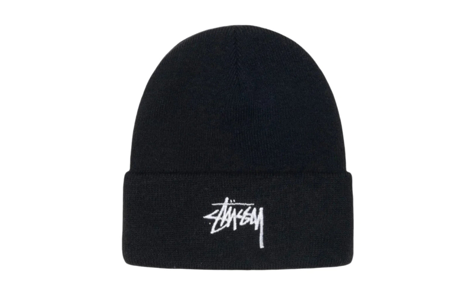 Stussy Cuff Stock Beanie Black - OnSize
