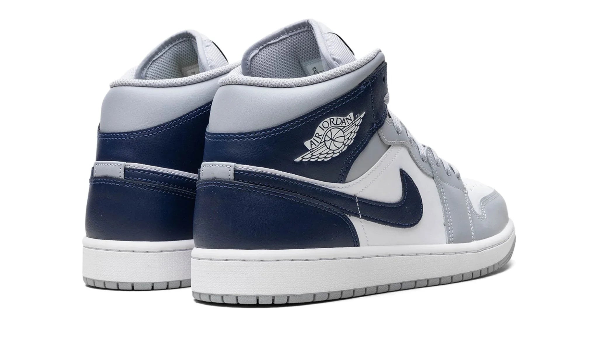Jordan 1 Mid Wolf Grey Midnight Navy - OnSize