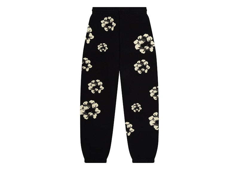 Denim Tears x CPFM Cactus Tears Wreath Sweatpants Black - OnSize