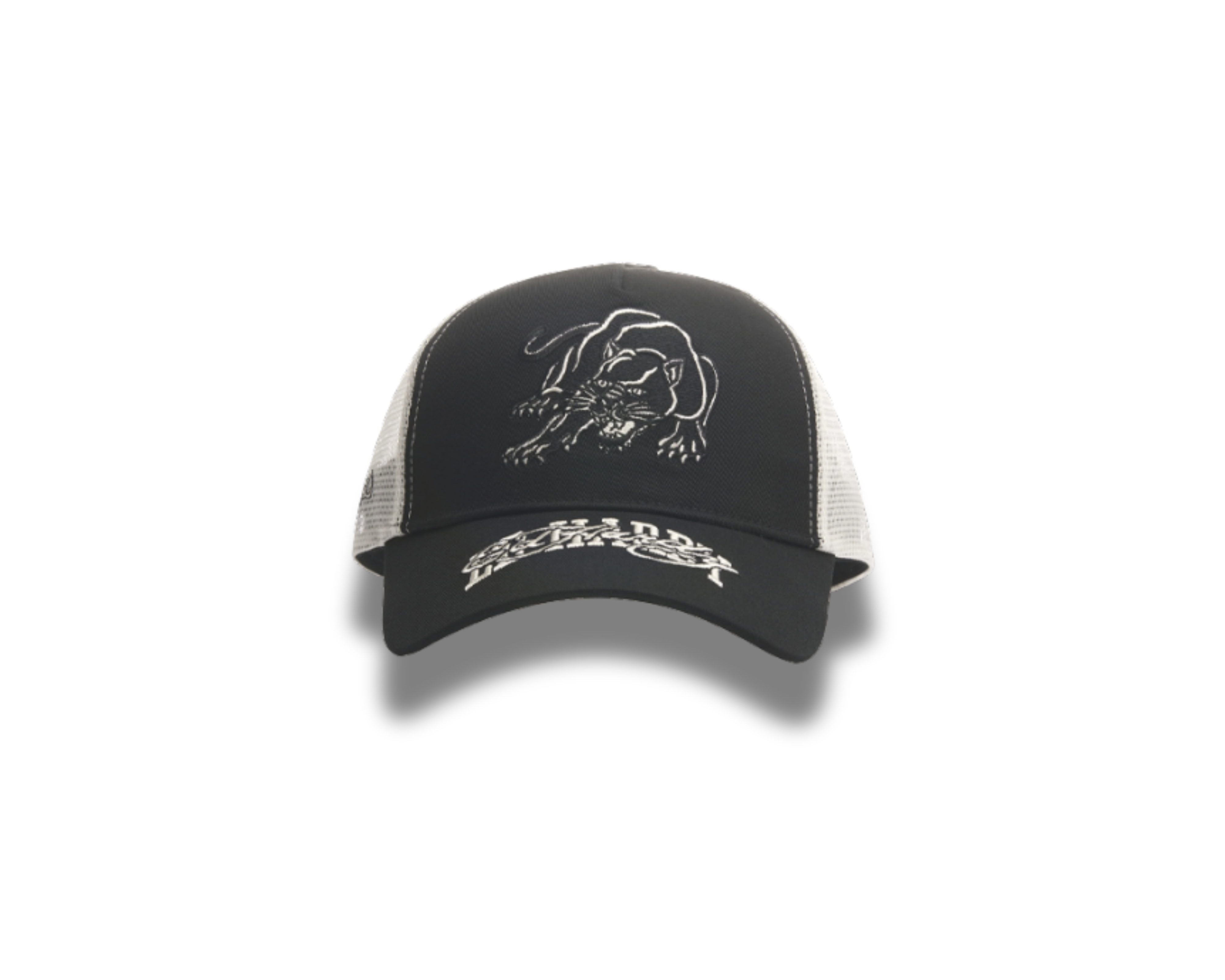 Ed Hardy Contrast Stitch Panther 5 Panel Cap