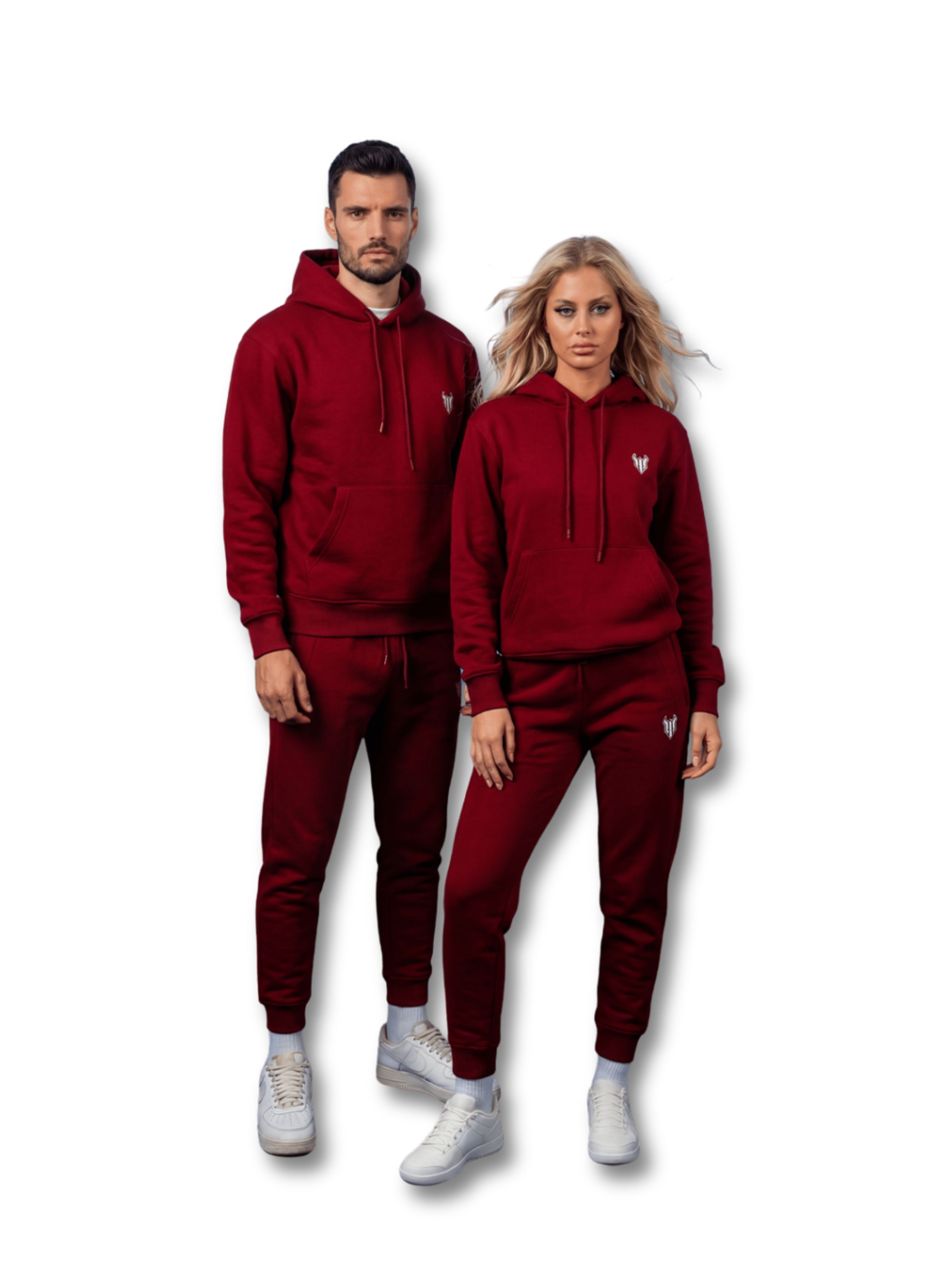 HELL FIGHT Basic Sweatpants Maroon