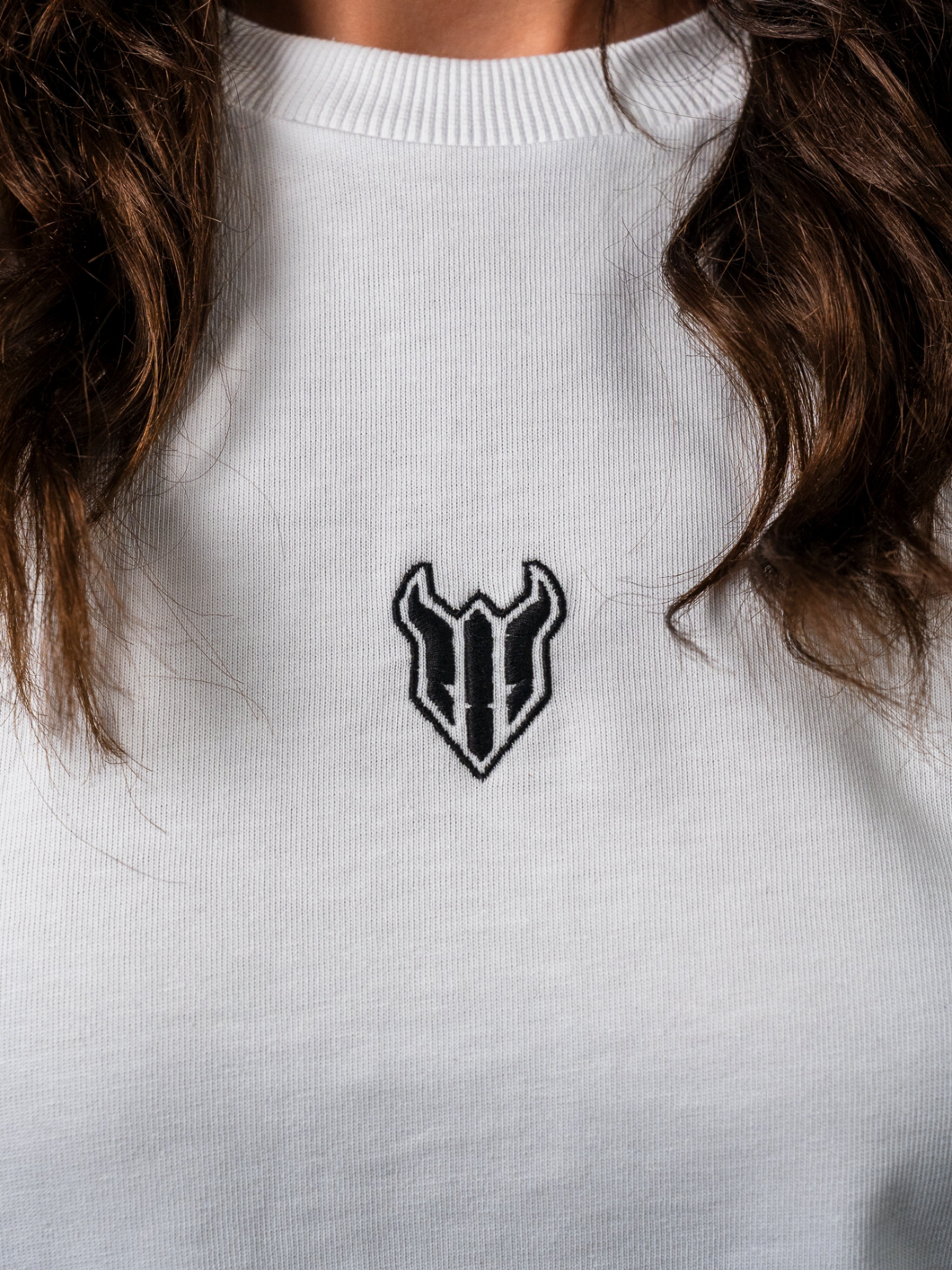 HELL FIGHT Oversize T-shirt White