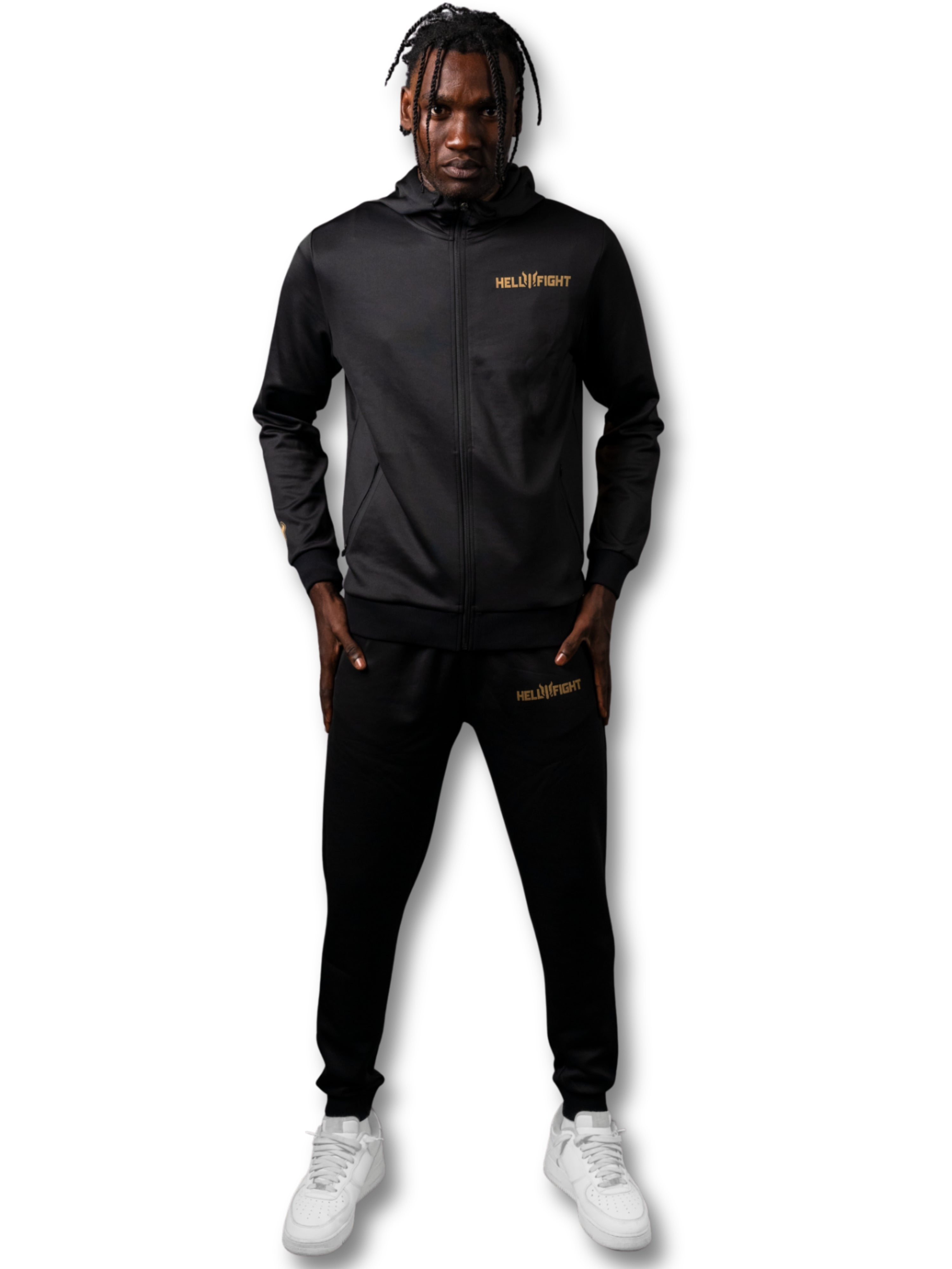 HELL FIGHT Reflective Tracksuit Pants