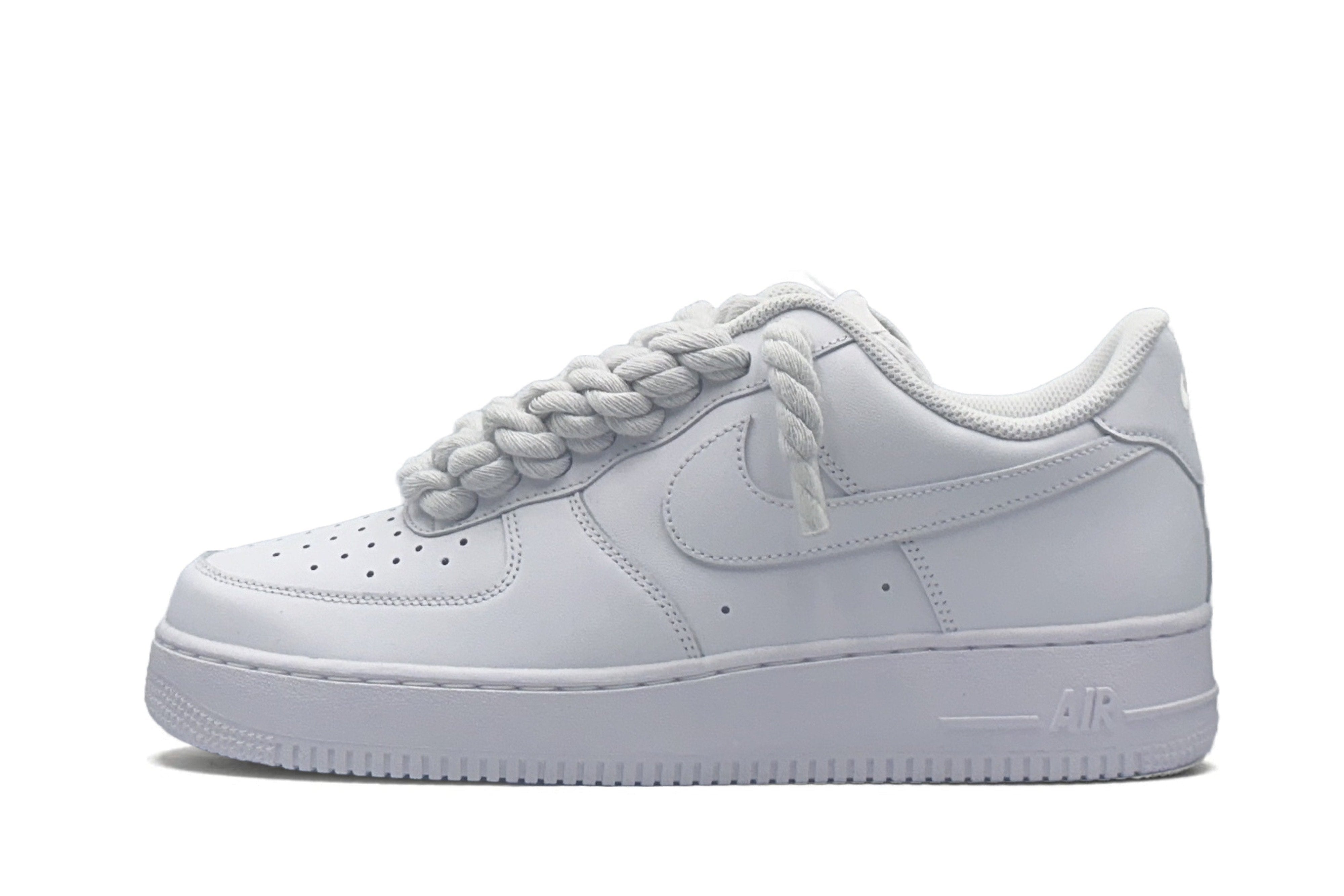 Nike Air Force 1 Low ‘07 White / White Rope Laces - OnSize