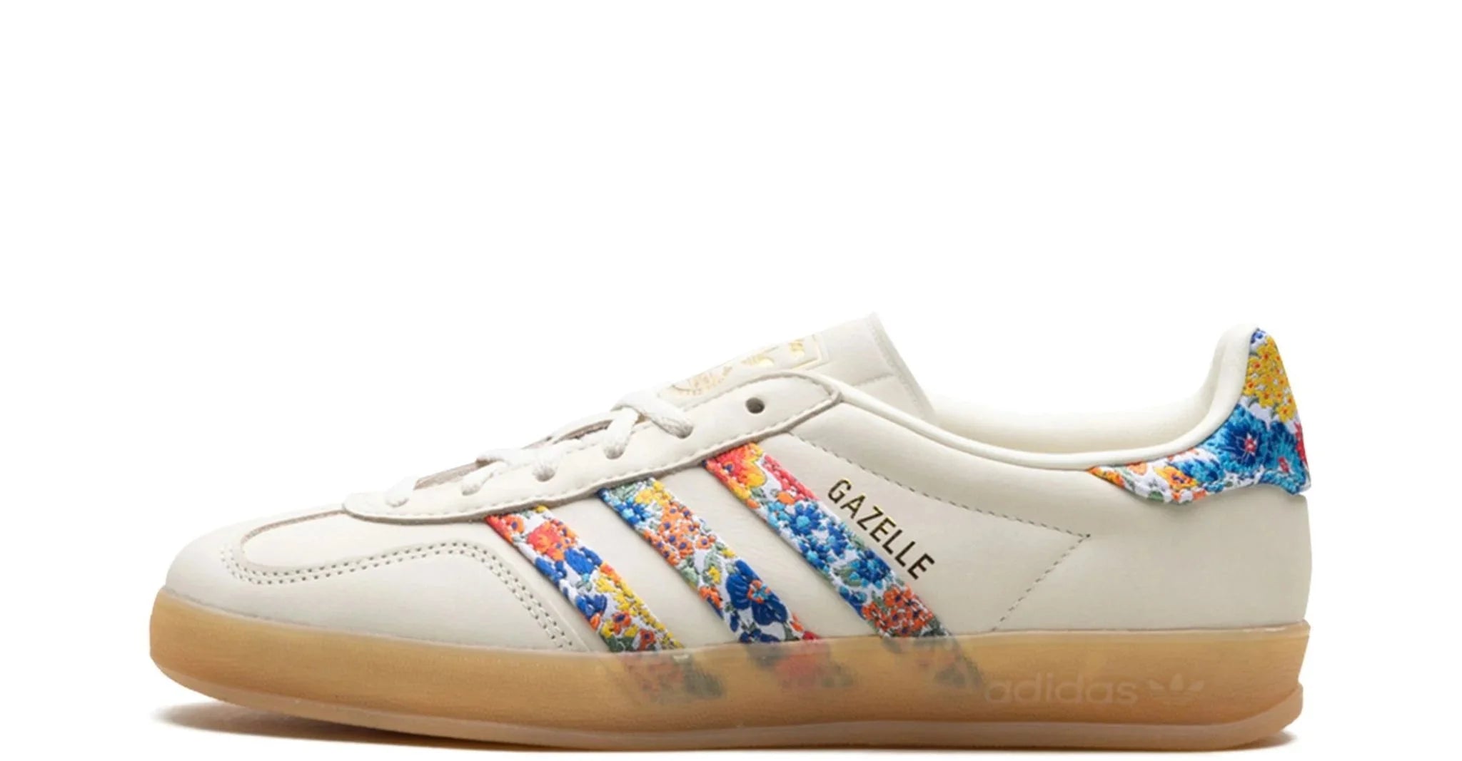 adidas Gazelle Indoor Liberty London Floral Embroidery Stripes - OnSize