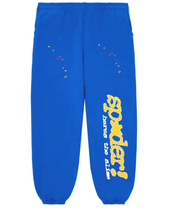 Sp5der TC Sweatpants Blue - OnSize