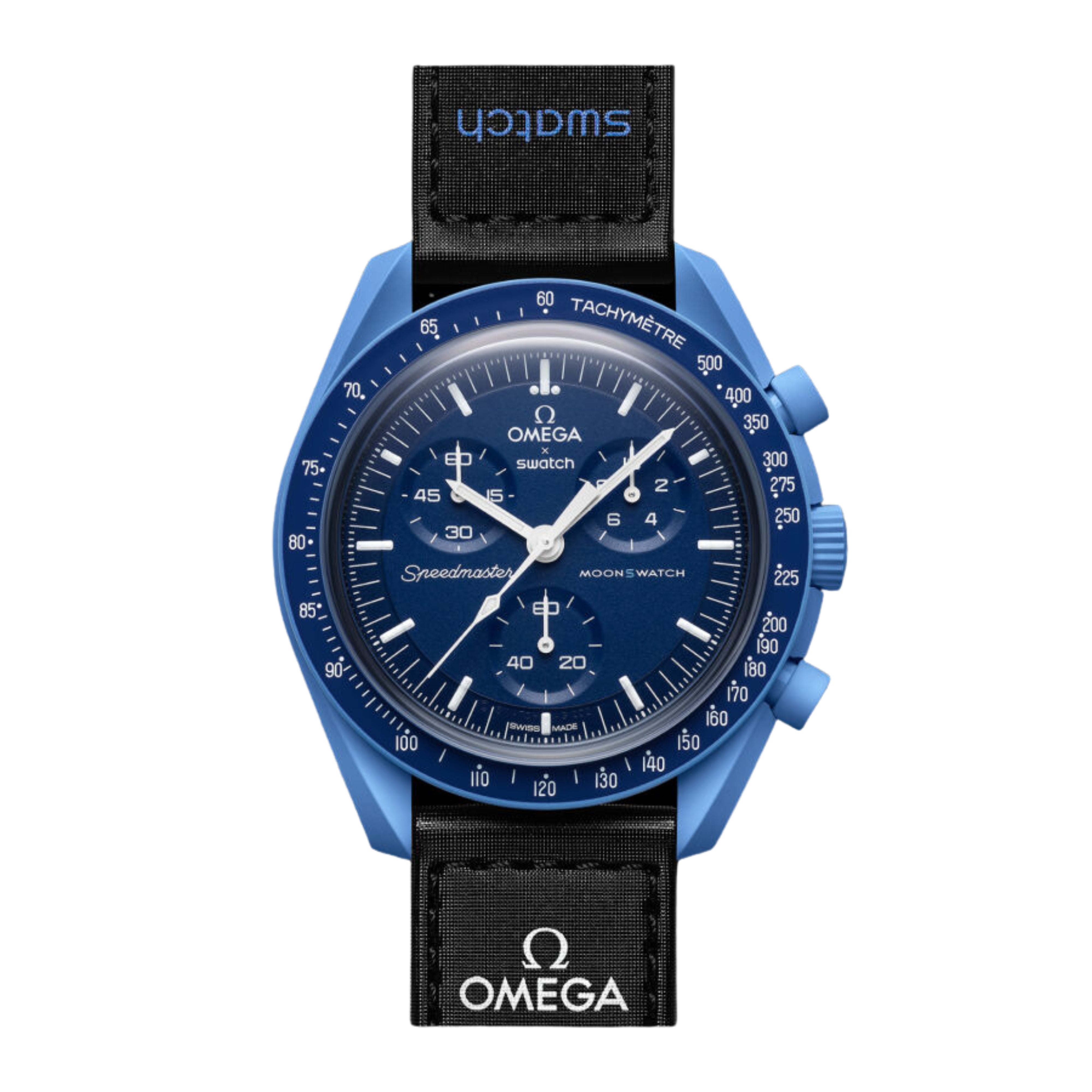 Swatch x Omega Bioceramic Moonswatch Mission to Neptune - OnSize