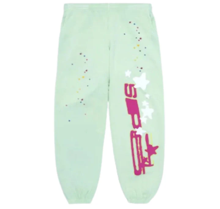 Sp5der SP5 Sweatpants Mint - OnSize