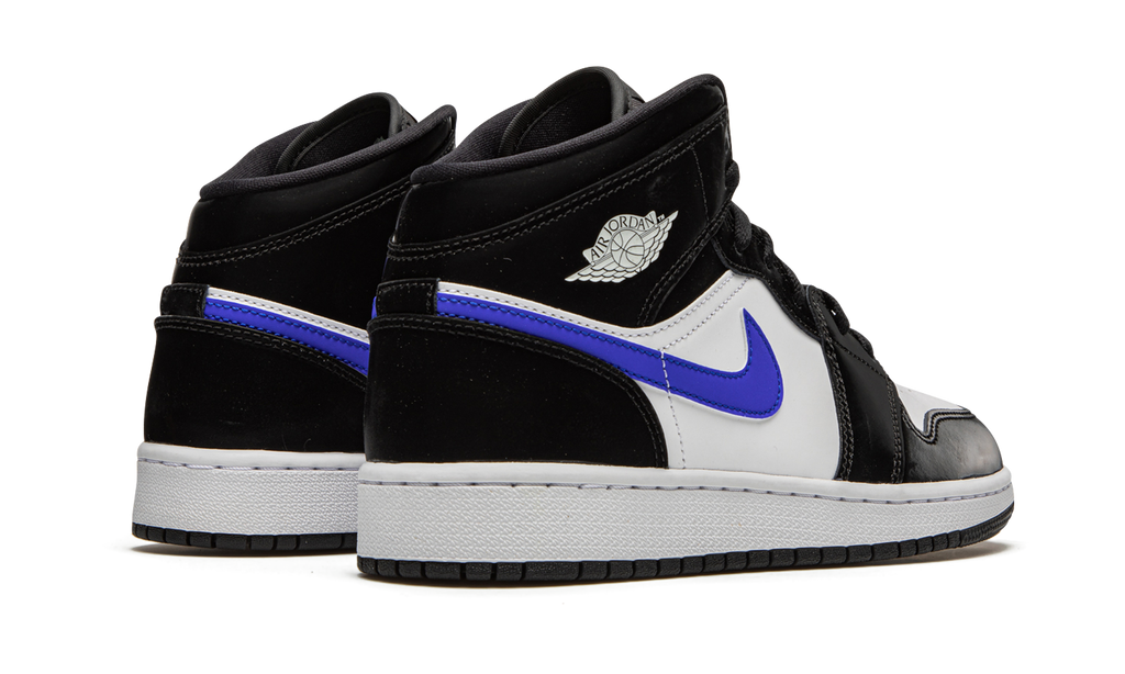 Jordan 1 Mid Black Racer Blue White - OnSize