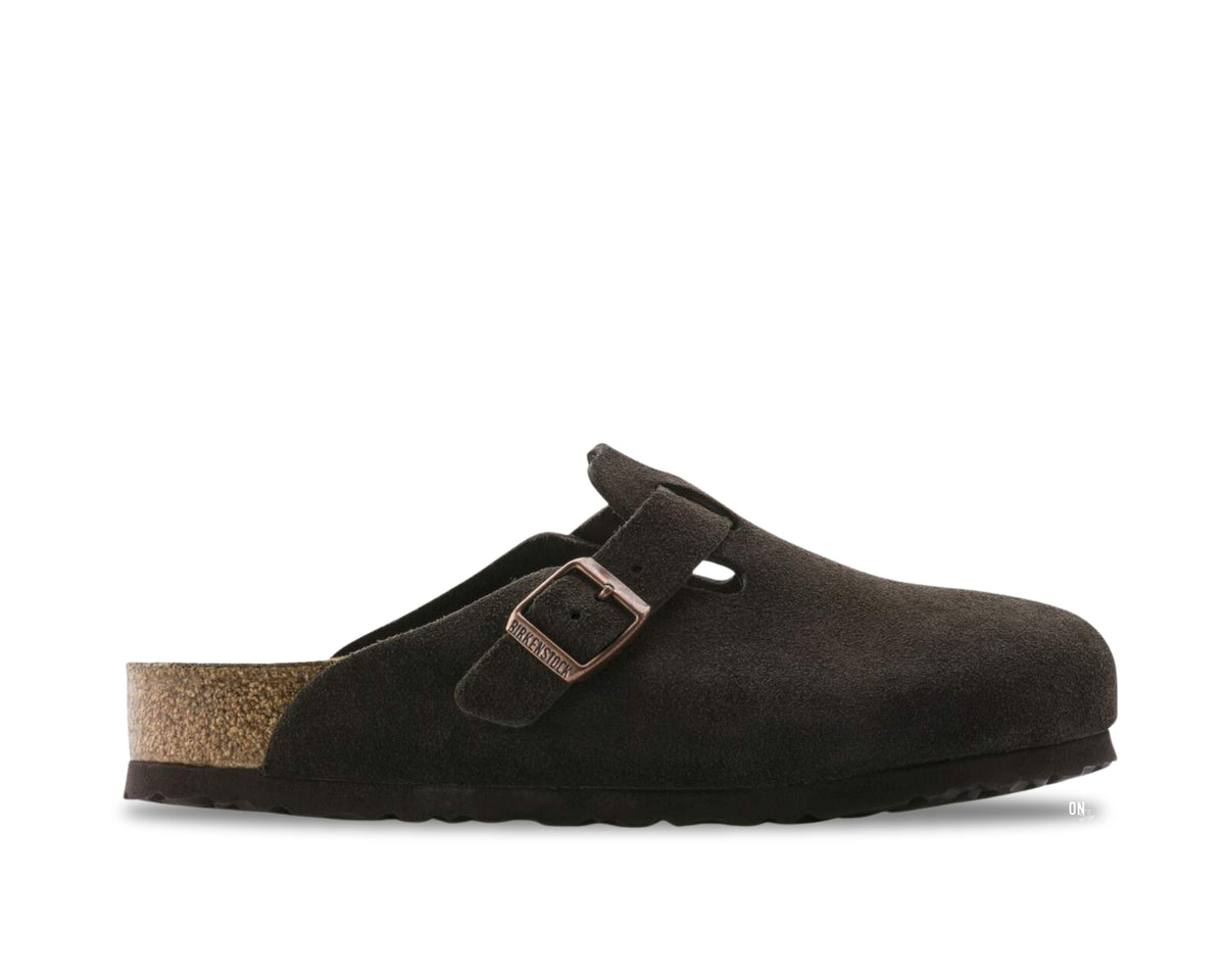 Birkenstock Boston Soft Footbed Suede Mocha - OnSize