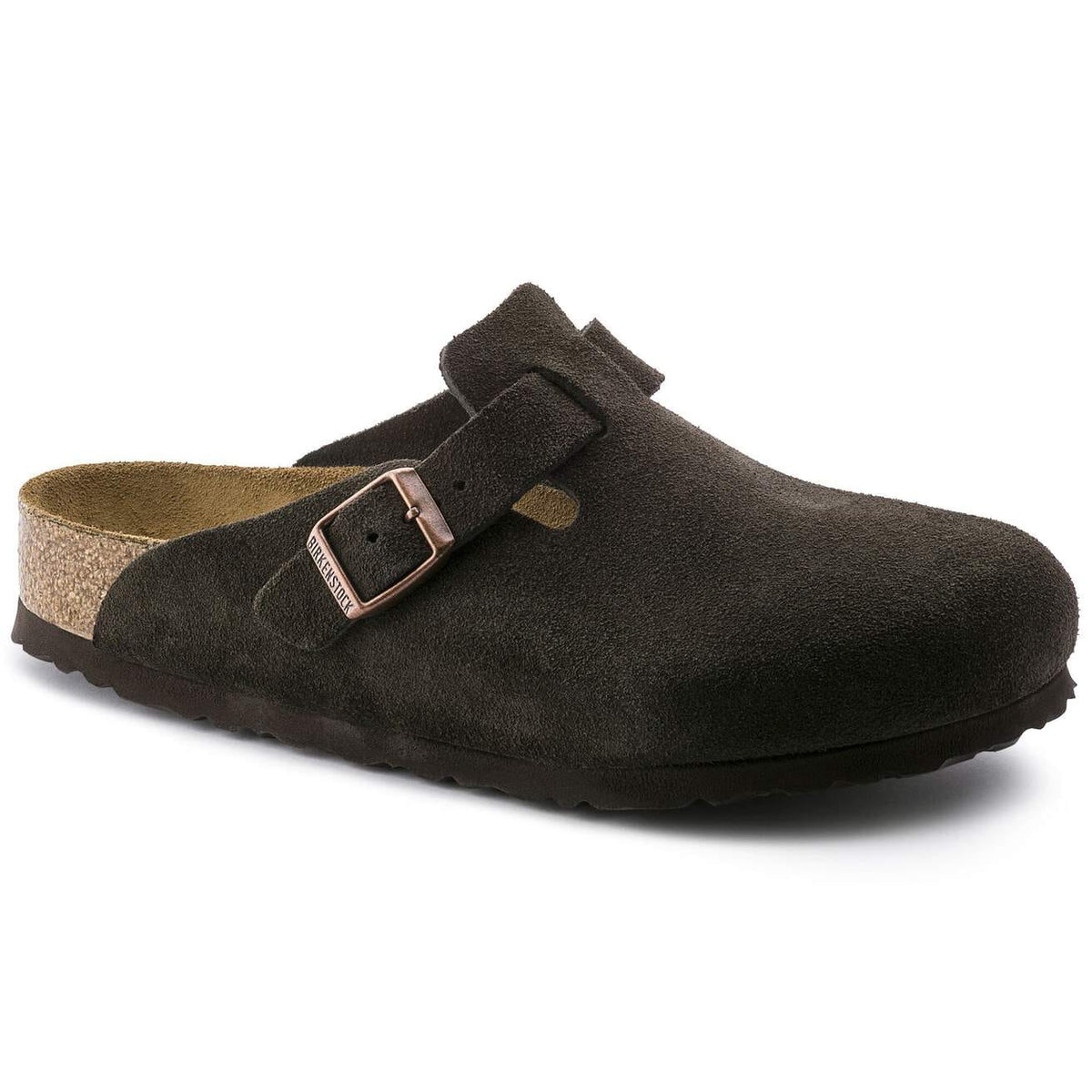 Birkenstock Boston Soft Footbed Suede Mocha - OnSize