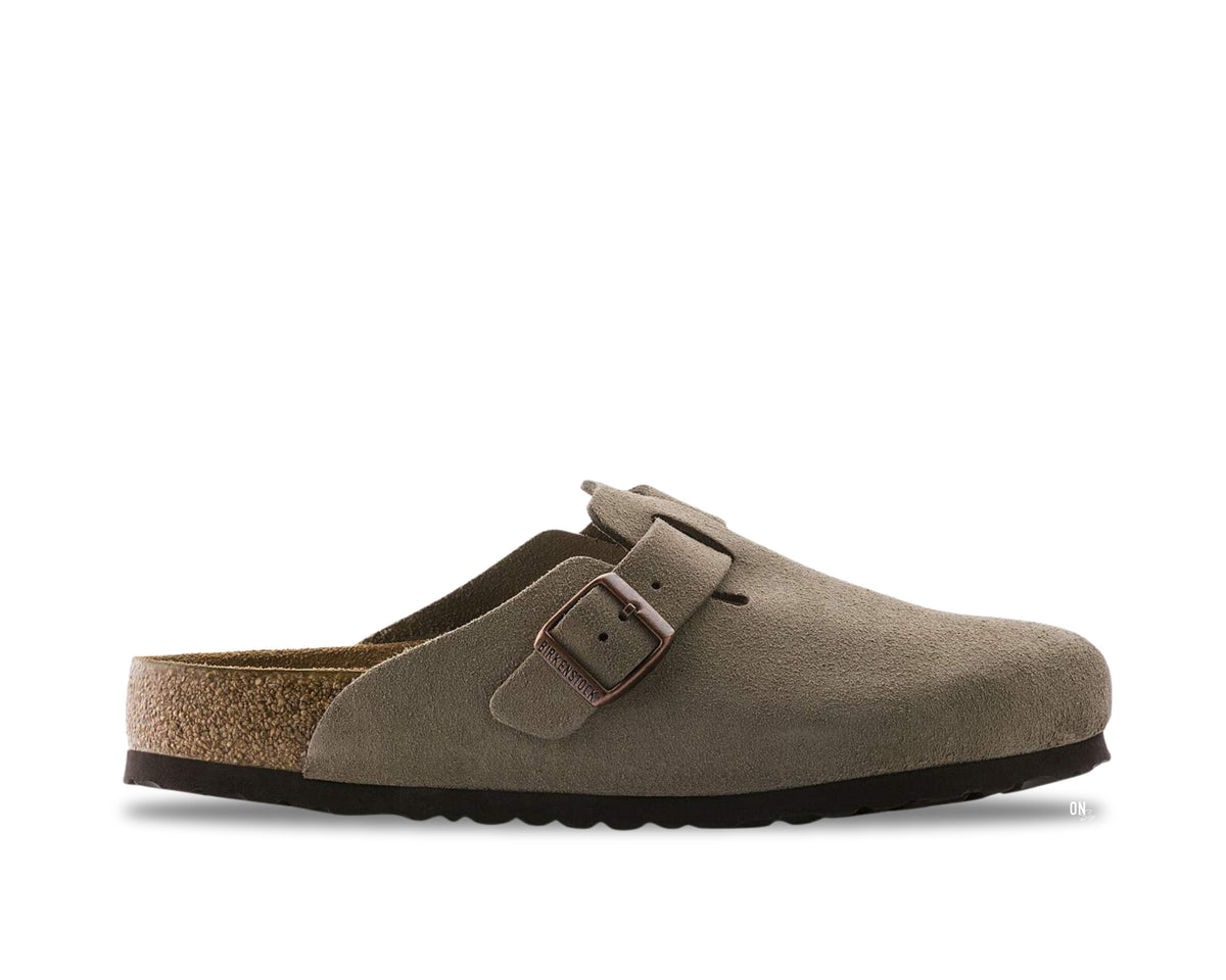 Birkenstock Boston Soft Footbed Suede Taupe - OnSize