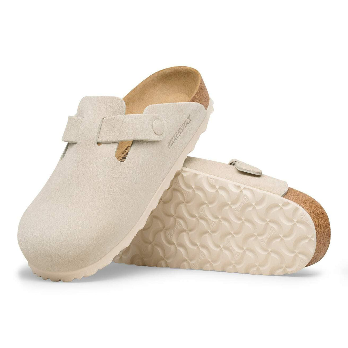 Birkenstock Boston Suede Oyster - OnSize
