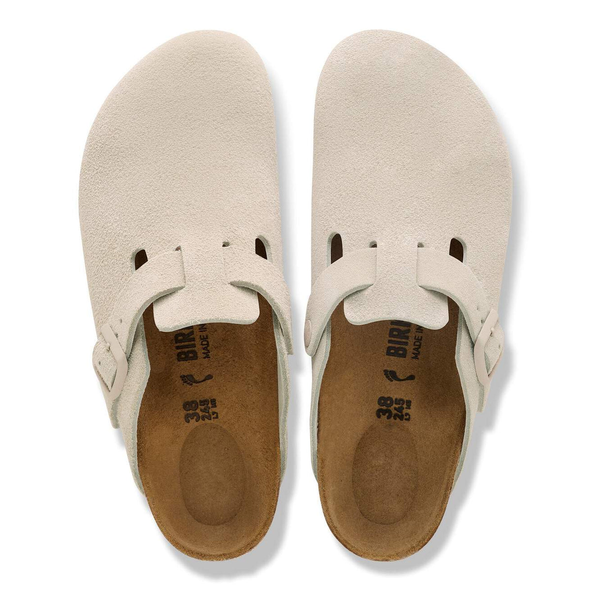 Birkenstock Boston Suede Oyster - OnSize