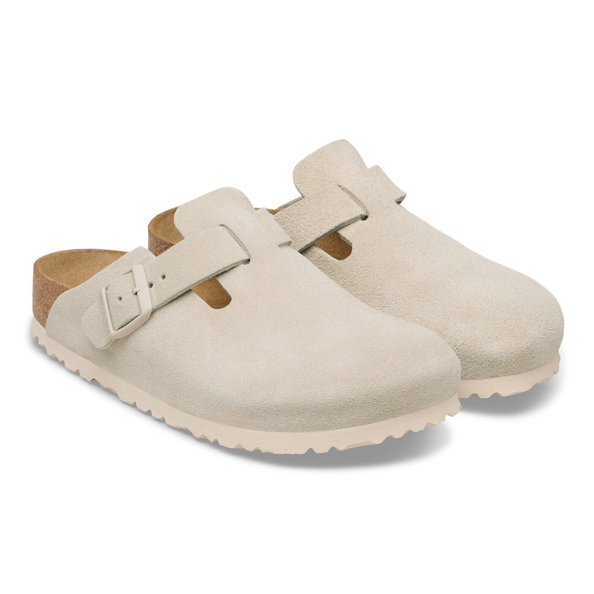 Birkenstock Boston Suede Oyster - OnSize