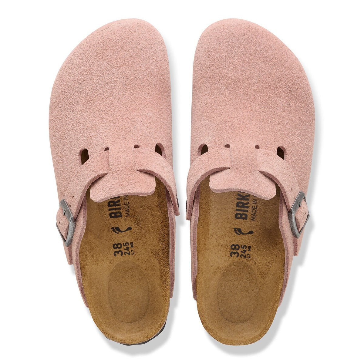 Birkenstock Boston Suede Pink Clay - OnSize
