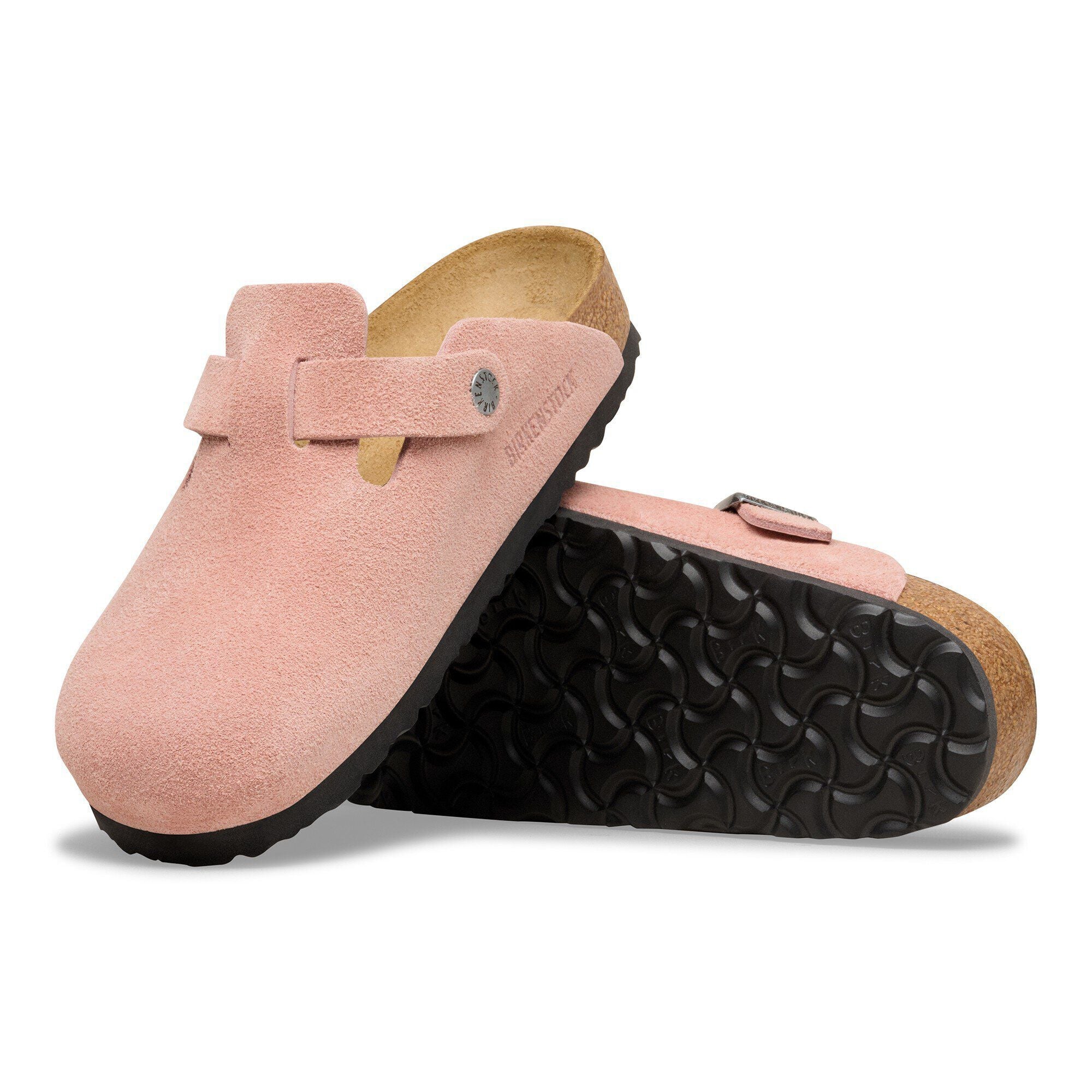 Birkenstock Boston Suede Pink Clay - OnSize