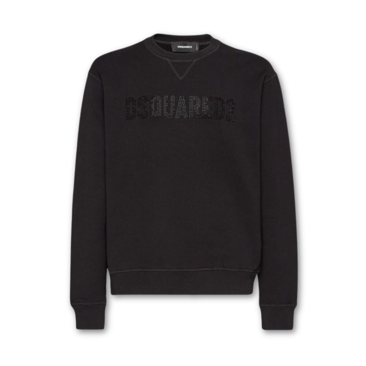 DSQUARED2 Rhinestone Logo Crewneck Black - OnSize