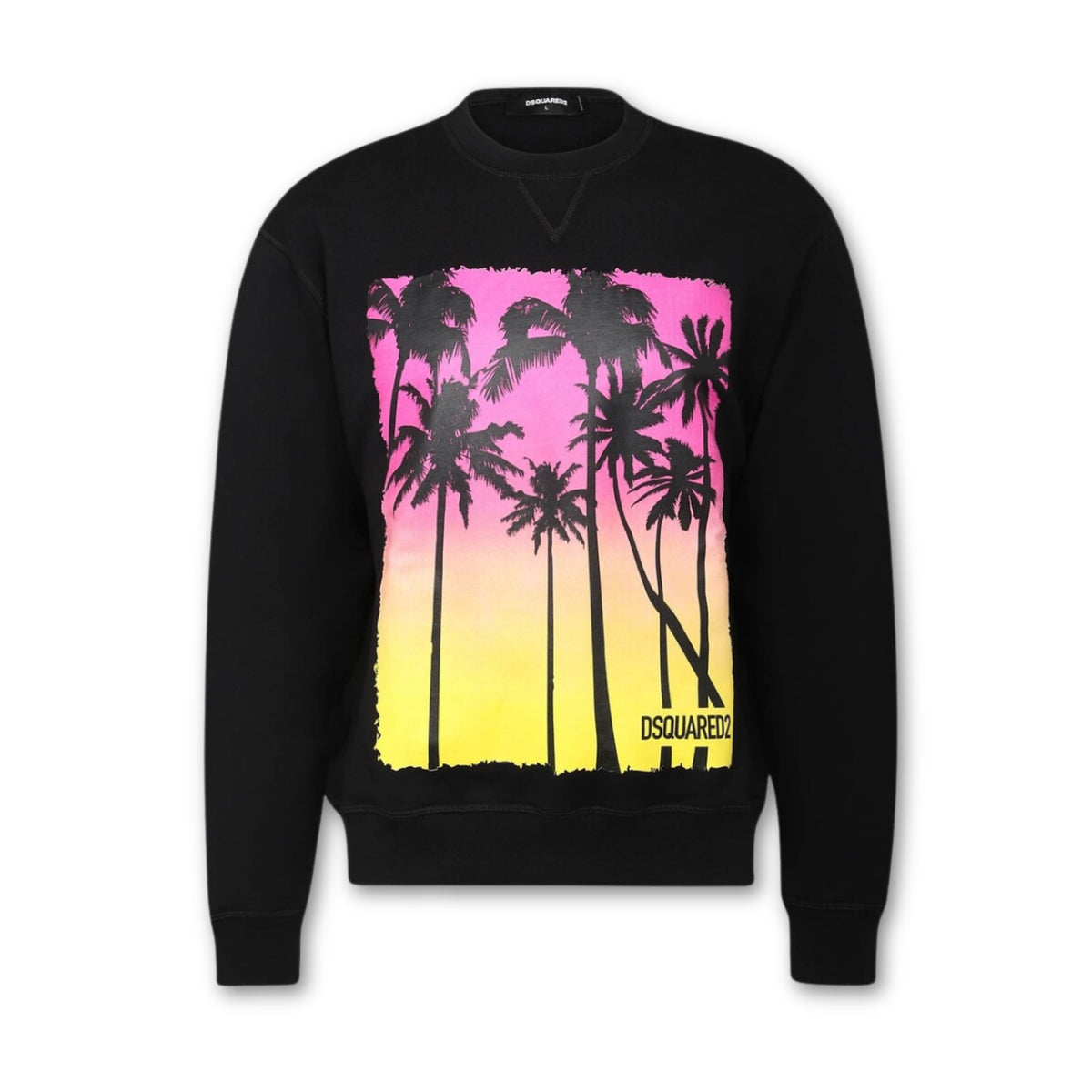 DSQUARED2 Sunrise Crewneck Black - OnSize