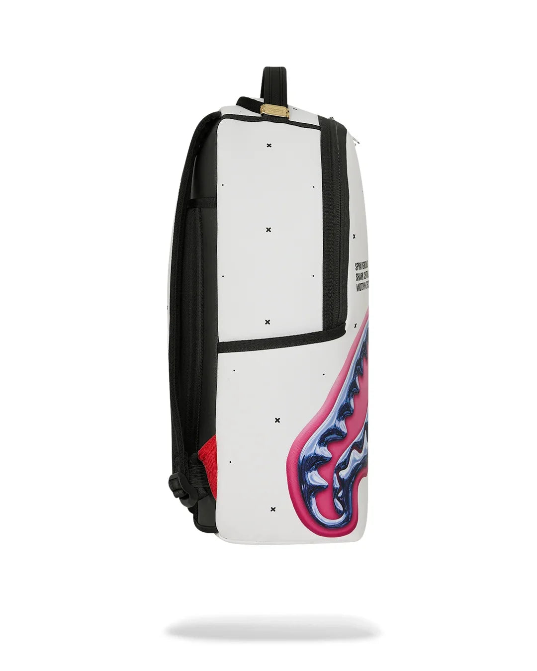 Sprayground Shark Central Liquid Chrome Backpack