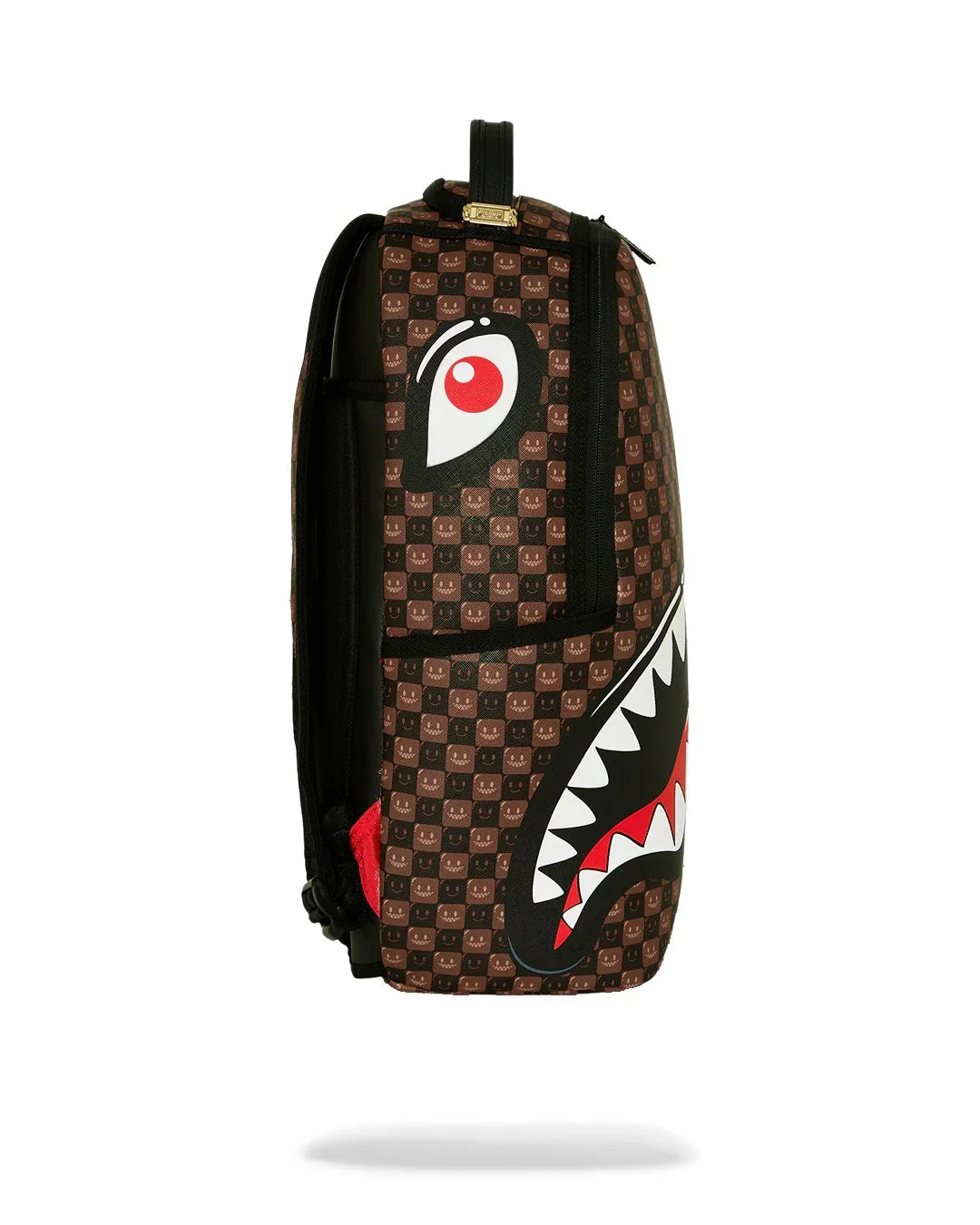 Sprayground Sharks In Paris WTF Bubble Brown Check Backpack