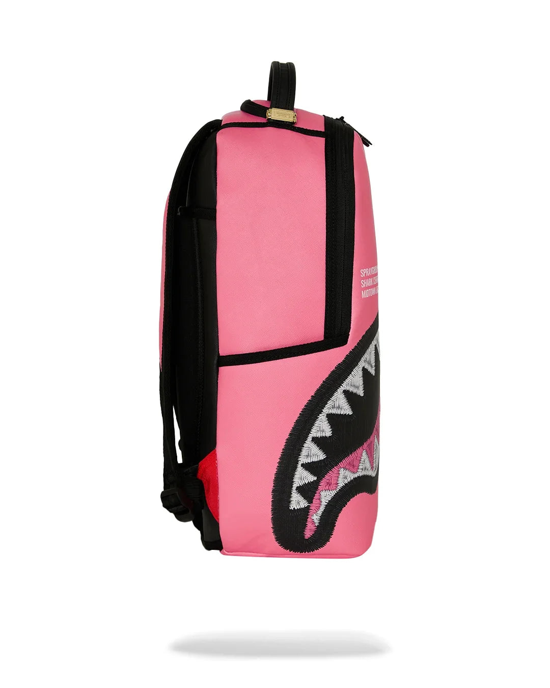 Sprayground Shark Central Pink Embroidered Shark Backpack