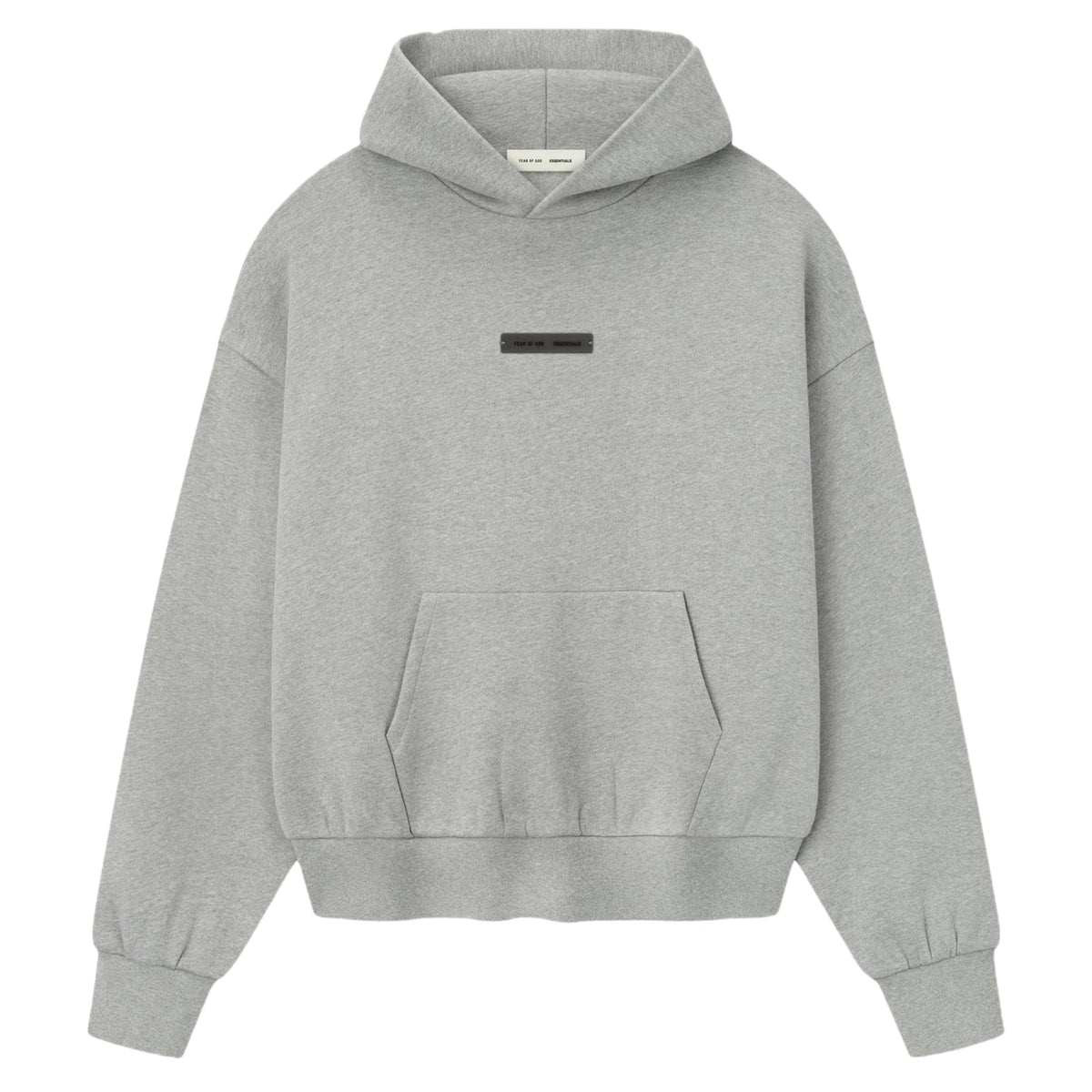 Fear of God Essentials Classic Fleece Hoodie Concrete Heather (FW25) - OnSize