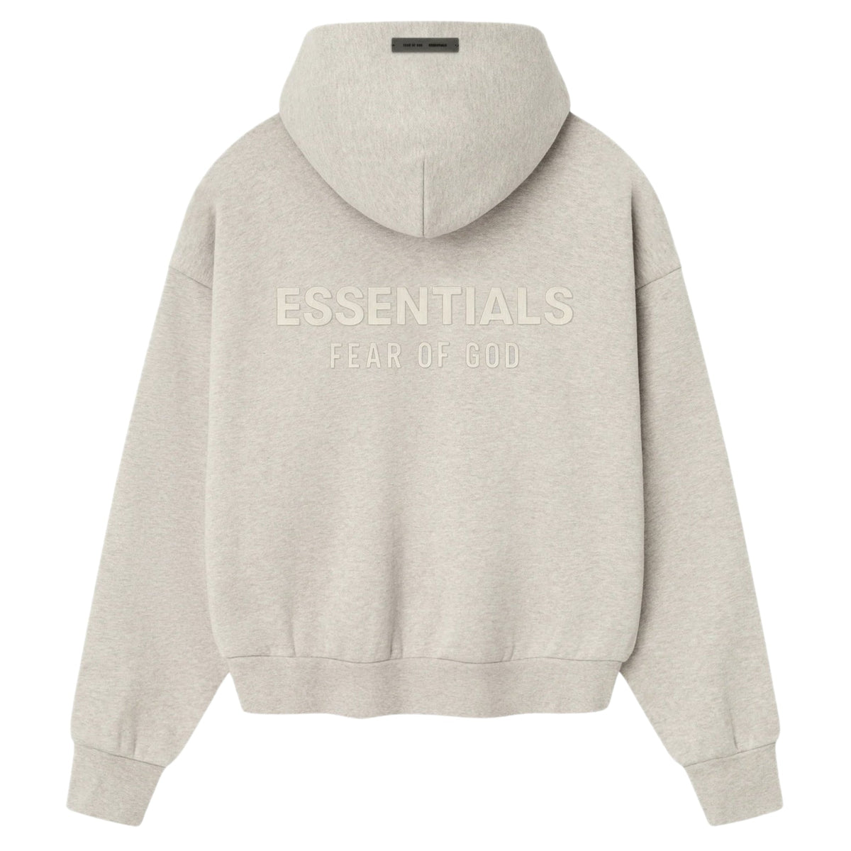 Fear of God Essentials Classic Fleece Hoodie Heather Stone (FW25) - OnSize