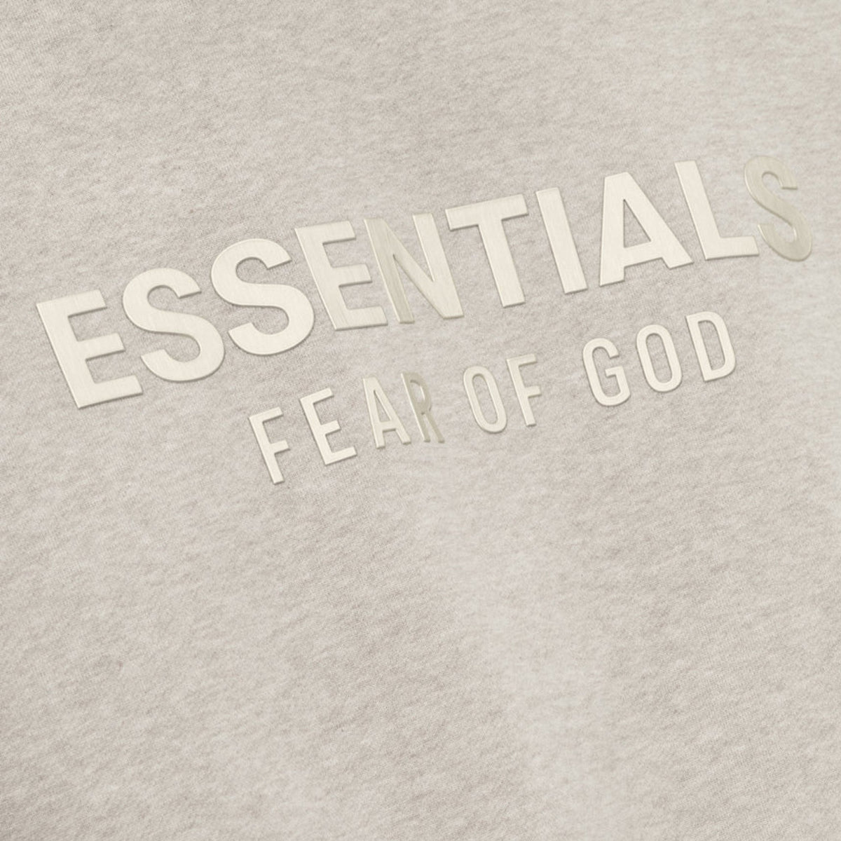 Fear of God Essentials Classic Fleece Hoodie Heather Stone (FW25) - OnSize
