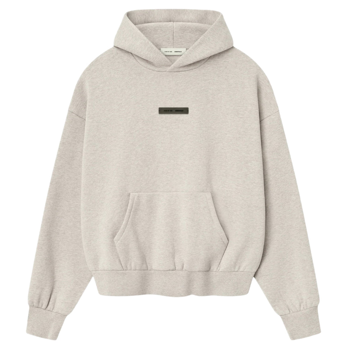 Fear of God Essentials Classic Fleece Hoodie Heather Stone (FW25) - OnSize