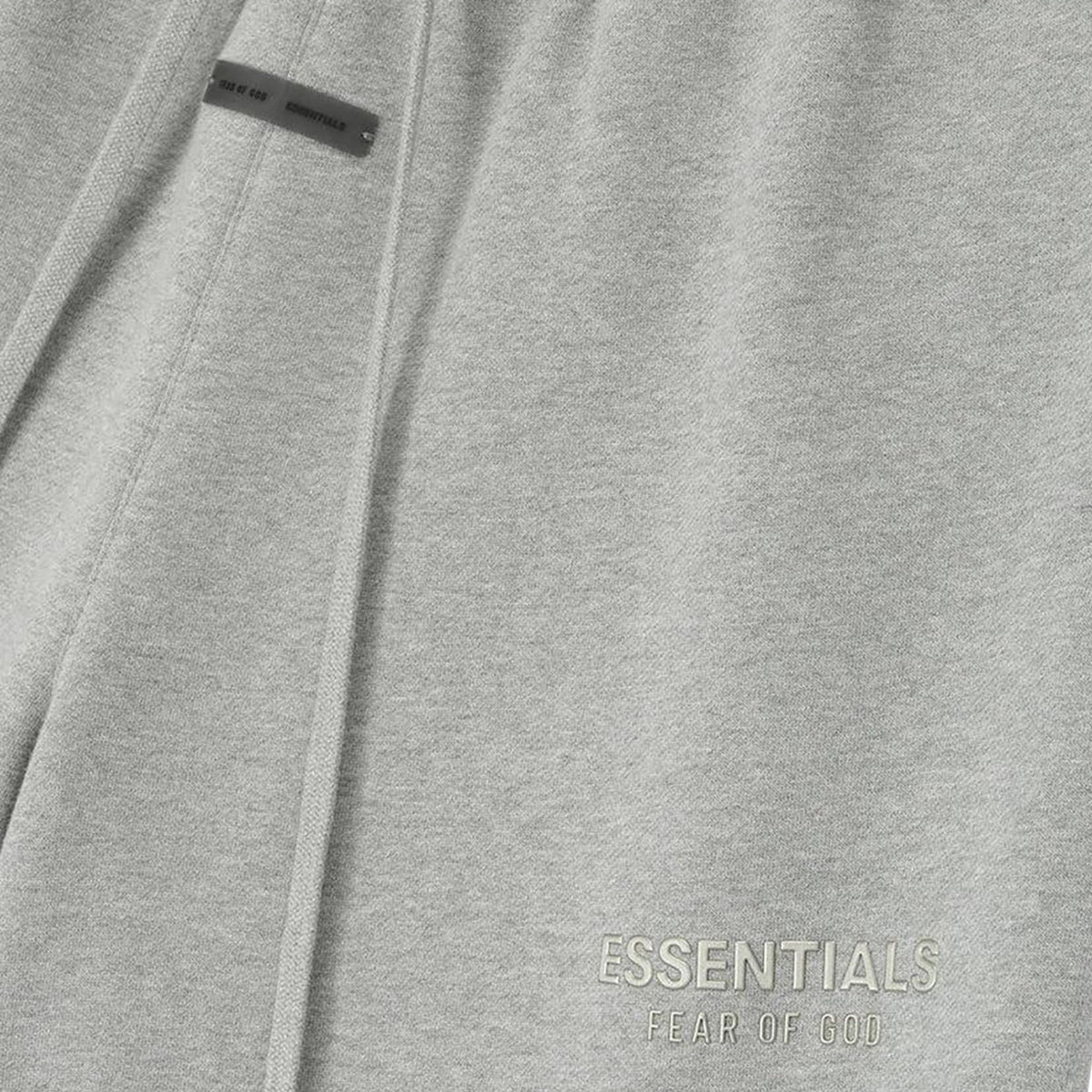 Fear of God Essentials Classic Fleece Sweatshort Concrete Heather (FW25) - OnSize