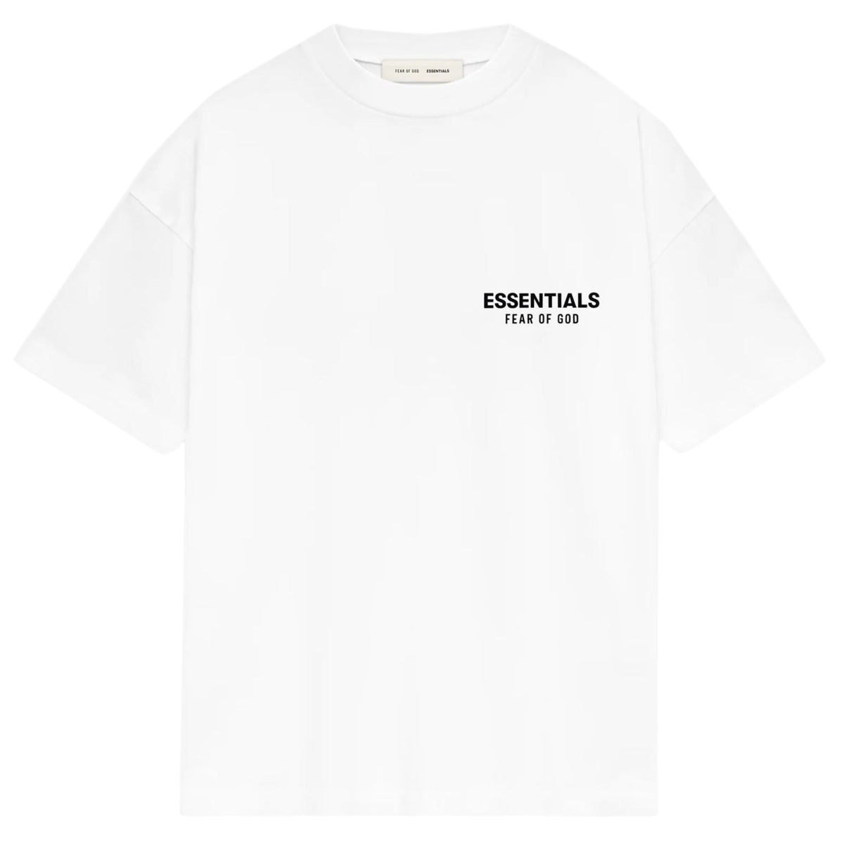 Fear of God Essentials Classic Short Sleeve Tee Bright White (SS25) - OnSize