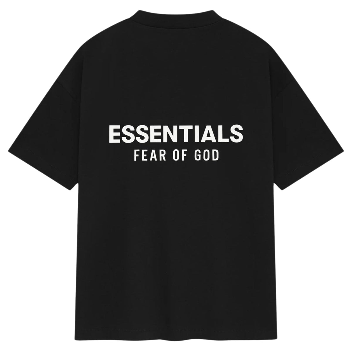 Fear of God Essentials Classic Short Sleeve Tee Jet Black (SS25) - OnSize