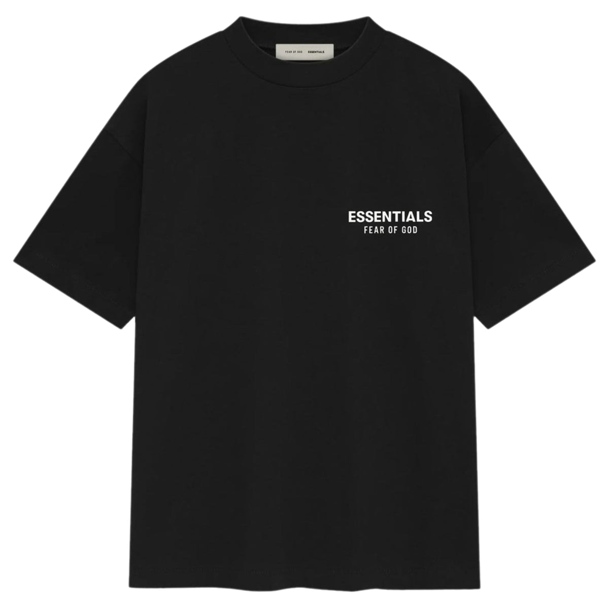 Fear of God Essentials Classic Short Sleeve Tee Jet Black (SS25) - OnSize