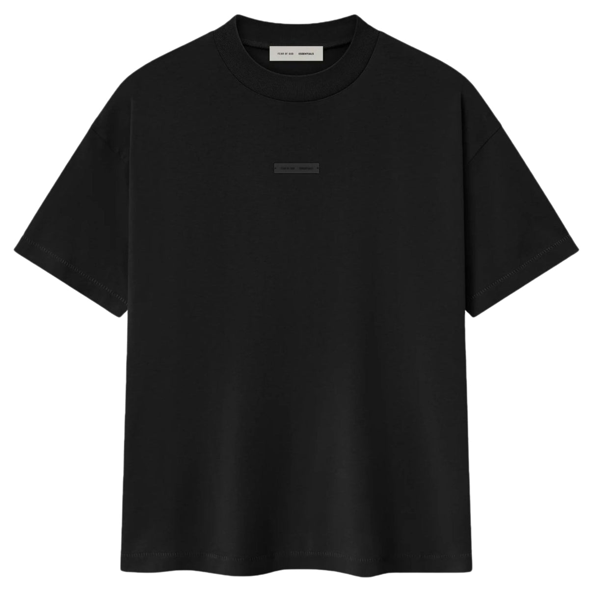 Fear of God Essentials Classic Tee Jet Black (FW25) - OnSize