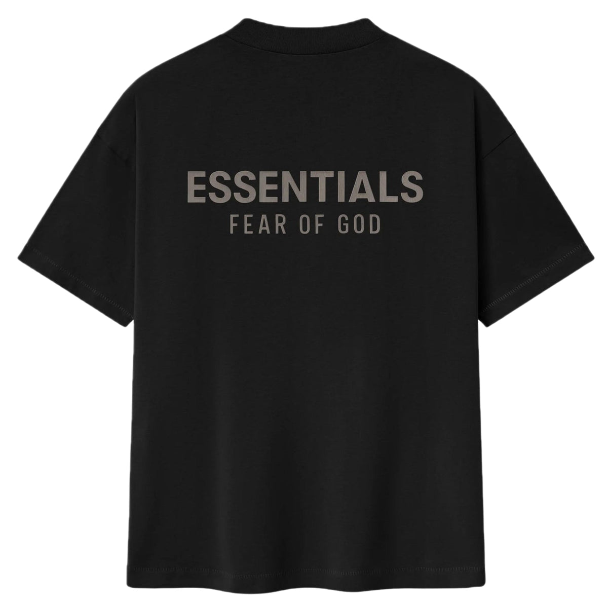 Fear of God Essentials Classic Tee Jet Black (FW25) - OnSize