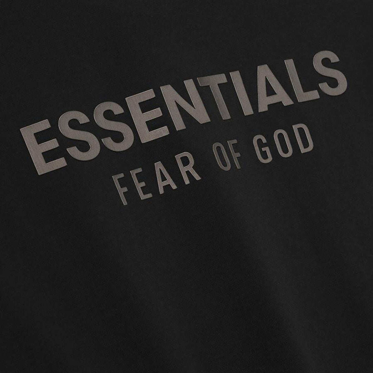 Fear of God Essentials Classic Tee Jet Black (FW25) - OnSize