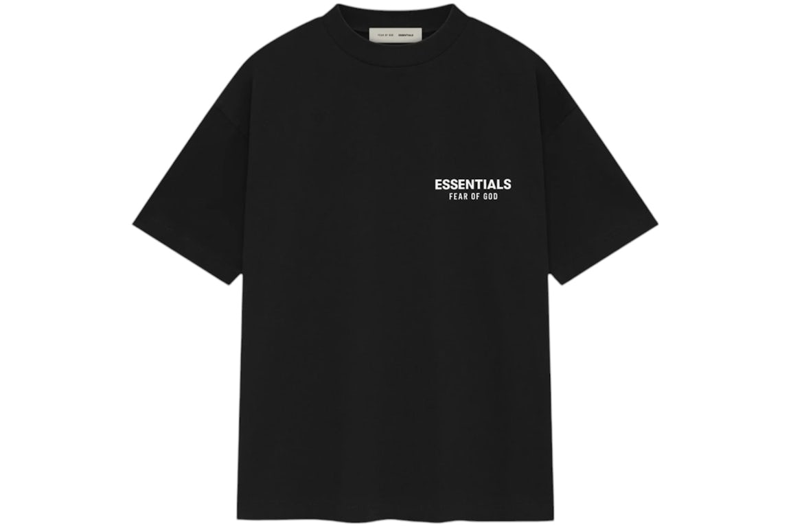 Fear of God Essentials Jersey Crewneck T-Shirt Black (FW24) - OnSize