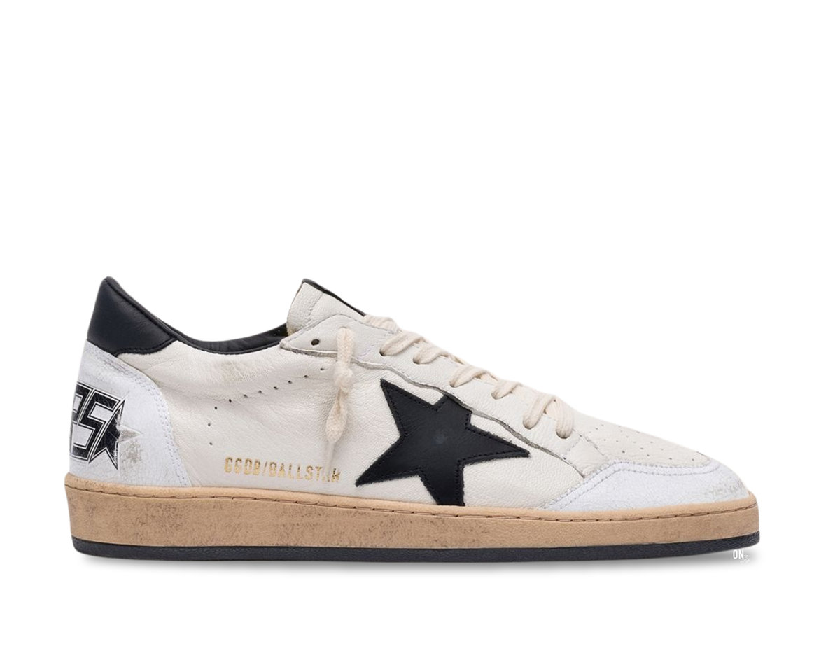 Golden Goose Ball Star White Black
